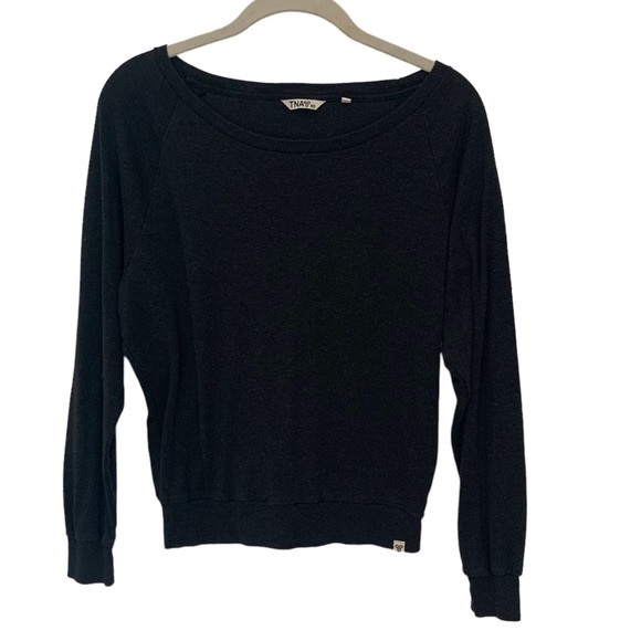 Aritzia TNA Dark Gray Long Sleeve Top - Picture 1 of 11
